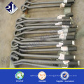 High strength zinc finished bolt Hot forging foundation bolt Foundation bolt